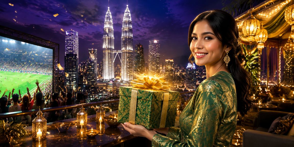 Suasana kasino hiburan gaya Hari Raya di Kuala Lumpur