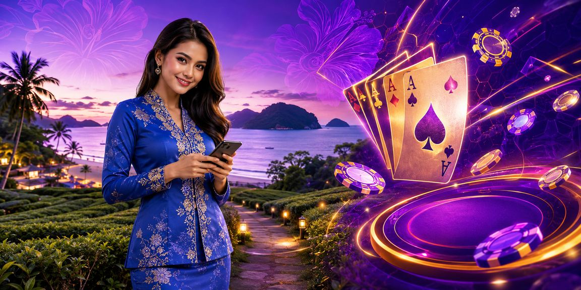 Permainan kad poker bergaya baju kurung di Langkawi