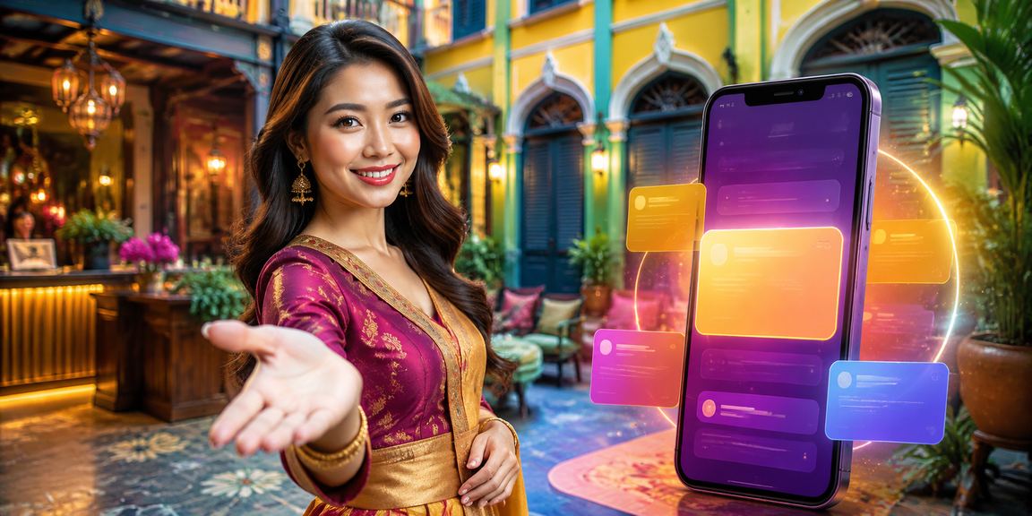 Pemain menggunakan platform kasino mudah alih bergaya Melayu di Penang