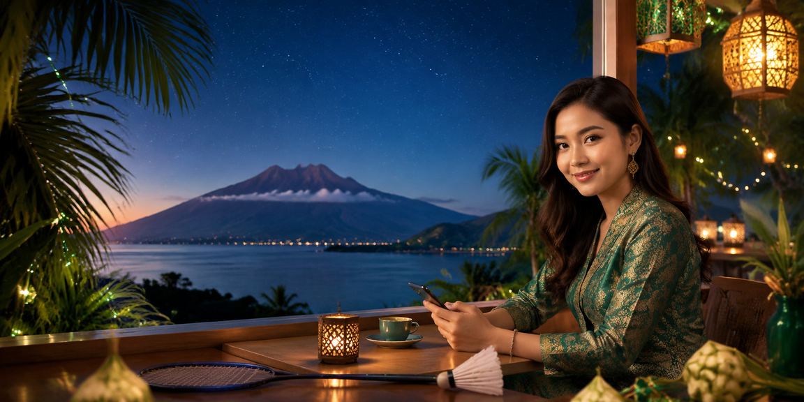 Pemain kasino mudah alih bergaya Hari Raya di Sabah